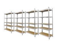 Ecd germany Étagère d'atelier métal - Argent