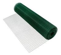 ECD Germany Grillage pour Volière Maille 1mx25 m Mailles, 19x19 mm, Épaisseur du fil 0,75 mm, Grillage en Acier Galvanisé Vert, Soudé à 4 Coins Grillage Jardin Clôture Lapin, Résistant aux Intempéries