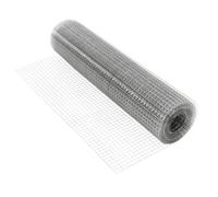 ECD Germany Grillage pour Clôtures - 19x19mm, 1 m x 25 m, Epaisseur 1,2 mm - Maille Galvanisé Électrosoudé de Jardin - Rouleau de Filet pour Volière - Résistant aux Intempéries - Soudé à 4 Coins