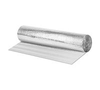 ECD Germany Isolant Thermique Réfléchissant en Aluminium à Bulles, 1 x 5 m | Protection Anti-Froid et Chaleur, Double Face 6 mm, Facile à Découper et Poser, Imperméable, Ignifuge, Fenêtres, Portes, Murs