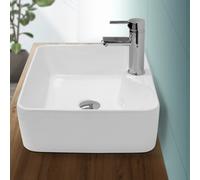 ECD Germany Lavabo 480x380x140 mm blanc