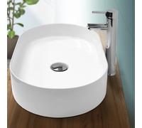 ECD Germany Lavabo ovale - Blanc