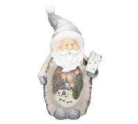 ECD Germany Père Noël LED 52 cm - Blanc