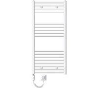 LuxeBath Radiateur électrique de salle de bain 1200 W 60 x 120 cm blanc incurvé