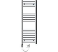 ECD Germany Radiateur Sahara avec Élément Chauffant Électrique 900W - 400 x 1200 mm - Chrom G