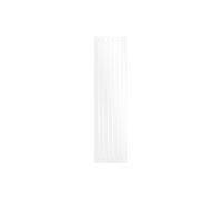 ECD Germany Radiateur Stella Non Electrique - 370 x 1400 mm - Blanc - Connexion Central - sans Kit de Raccordement - Design Panneau Plat - avec Kit