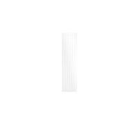 ECD Germany Radiateur Stella Non Électrique - 370 x 1400 mm - Blanc - Connexion Central - sans Kit de Raccordement - Design Panneau Plat - avec Kit Montage Mural - Sèche-Serviettes Salle de Bain