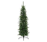 ECD Germany Sapin de Noël Artificiel Réaliste 150 cm Étroit Dense Interieur | Vert, 689 Pointes, Branches Pliables, Montage Rapide et Facile, Pied Stable, Arbre Dépliable Peu Encombrant, Décoration