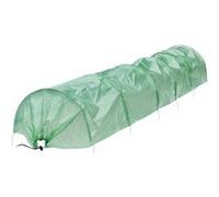 ECD Germany Serre de Jardin | 300x55x35 cm | 3 m | Film de Grille PE, 135 g/m² | 6 Fils Vert G