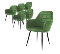 ML-Design Fauteuil sauge velours