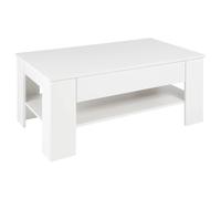 Ecd germany Table basse rectangulaire - Blanc