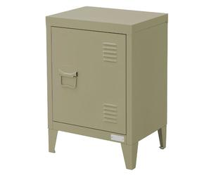 Ecd germany Table de chevet métal - Olive