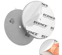 ECENCE 10x Support Magnétique Détecteur de Fumée Ø70 mm Autocollant