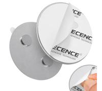 ECENCE 20x Support Magnétique Détecteur de Fumée Ø50 mm Autocollant