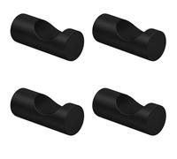 ECENCE 4 Crochets Porte-Serviettes Patère Salle de Bain Inox 304 Noir