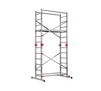 Echafaudage 4 en 1 multifonction 2,3m/4,3m en aluminium Hailo Fast & Lock Combi 5