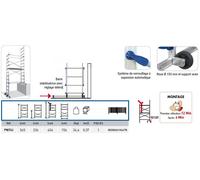 Echafaudage aluminium FACAL hauteur de travail 4,36 m PINNA CLIC