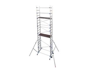 Échafaudage aluminium roulant CLIC-CLAC FACAL - hauteur de travail 6,46 m