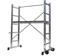 Échafaudage CENTAURE B3 en aluminium - Hauteur de travail max 3m - 2 hauteurs de planchers