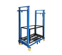 Échafaudage électrique avec télécommande, échelle de construction pliable, charge maximale de 399,2 kg (9 m / 29.5ft)