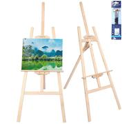 Échafaudage en bois, 150 cm, pliable, avec hauteur réglable, pour la peinture