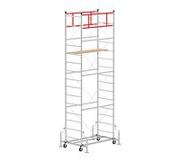 Échafaudage hauteur de travail 6,20 m en acier série SCEDILUX Made en Italy | SCEDIL…