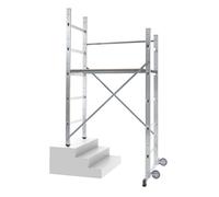 Echafaudage Hobby 3 Hailo en aluminium avec roues hauteur d'accès 2.90m