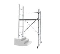 Echafaudage pour escalier intérieur et extérieur 0 9m/2 9m en aluminium Hailo Hobby 3