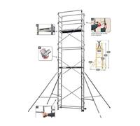 Echafaudage pour hauteur de travail 6m70 STEN XL 6.70M