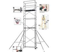 Echafaudage pour hauteur de travail 6m70 STEN XL 6.70M Centaure G