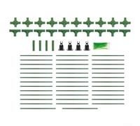 Échafaudage réglable pour plantes Vert 180 cm | Largeur et hauteur réglables, construction de toit pointue, utilisation des deux côtés, idéal pour les parterres surélevés