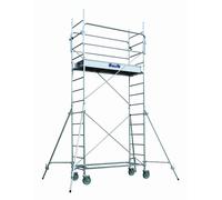 Echafaudage roulant acier intérieur/extérieur haut.plancher 2.9m - DUARIB - 8120022