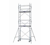 Echafaudage roulant acier intérieur/extérieur haut.plancher 4.6m - DUARIB - 8120042