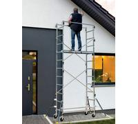 ECHAFAUDAGE ROULANT ALUMINIUM CENTAURE QUAD'UP EVOLUTION HAUTEUR DE TRAVAIL 4m70 347703