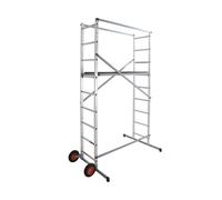 Echafaudage roulant de jardin tout terrain 1,7m/3,7m en aluminium Hailo HobbyStep H4 Jardin