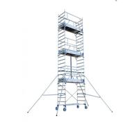 Échafaudage roulant en aluminium - 1 plancher - Totem Line 180 TUBESCA