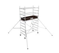 Echafaudage roulant en aluminium Starteo 1,6m plancher TUBESCA-COMABI
