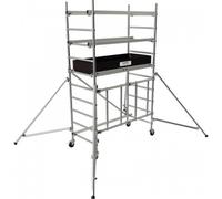 Échafaudage roulant et pliant en aluminium - hauteur 3,60m - Runner TUBESCA