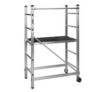 VITO - Echafaudage Roulant Hauteur 3m - Échelle Échafaudage de Travail Aluminium Charge 120Kg - Travaux Bricolage Chantier Jardin