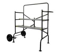 Echafaudage roulant Jardin - hauteur de travail 83cm - Pliable roues increvables - Echafaudage mobile sur roues - 150Kg