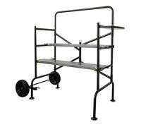 Echafaudage roulant Jardin - hauteur de travail 83cm - Pliable roues increvables - Echafaudage mobile sur roues - 150Kg