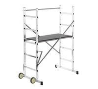 Echafaudage roulant pour escalier 0,9m/2,9m en aluminium Hailo HobbyStep H3
