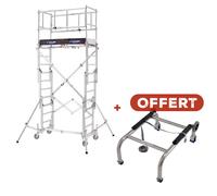 Échafaudage roulant X Tower - 2,80 m - TUBESCA-COMABI - 22405530 + Kit de chargement pour X-Tower "EMBARQ OFFERT