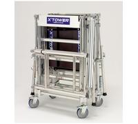 Échafaudage télescopique TUBESCA X'Tower - Hauteur 4m, avec plancher - 22405520