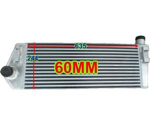 Echangeur d'air de suralimentation, Alliage aluminium, Puissance de refroidissement améliorée, Compatibilité avec Renault Megane II, Design à montage frontal, Construction robuste