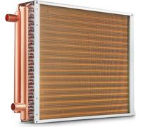 Échangeur de chaleur 45,72x50,8cm - 3 rangées - raccords cuivre 9,53mm - 242 ailettes - échangeur de chaleur efficace
