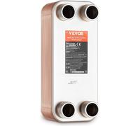 Échangeur de chaleur à plaques 30 Ports MNPT 4*1-1/4" 5"x 12" Brasé en acier inoxydable 316L