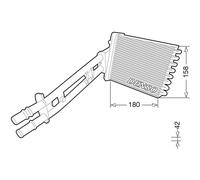 Échangeur de chaleur, chauffage habitacle DENSO DRR09043