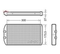 DENSO DRR12008 Radiateur de chauffage
