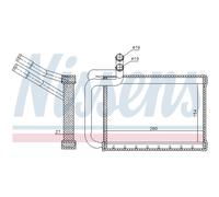 NISSENS Échangeur De Chaleur Radiateur Pour Hyundai H-1 Travel 2.5 CRDi 2.4i
